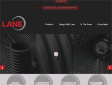 Tablet Screenshot of lane-enterprises.com